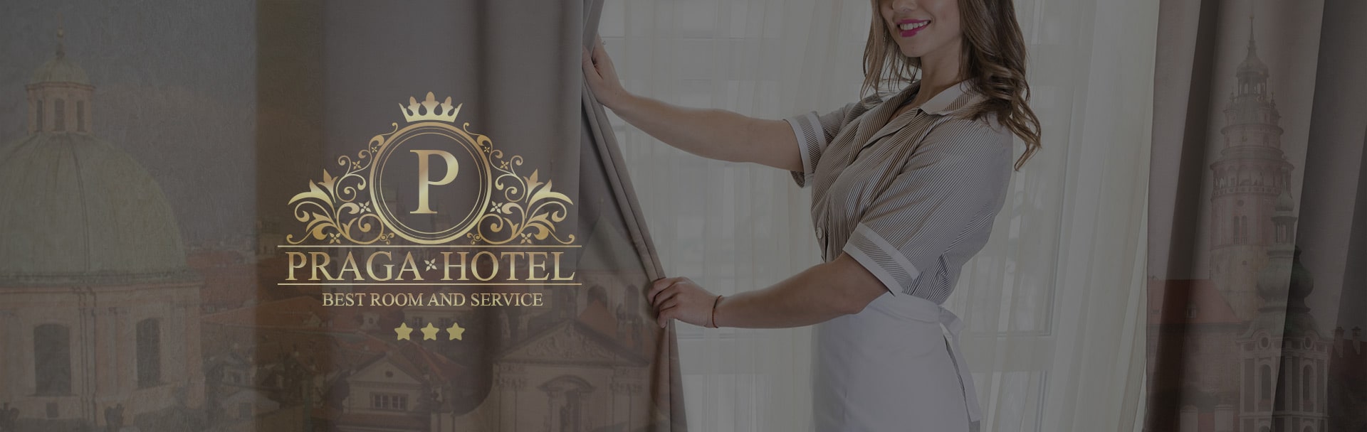 Сайт для отеля Прага