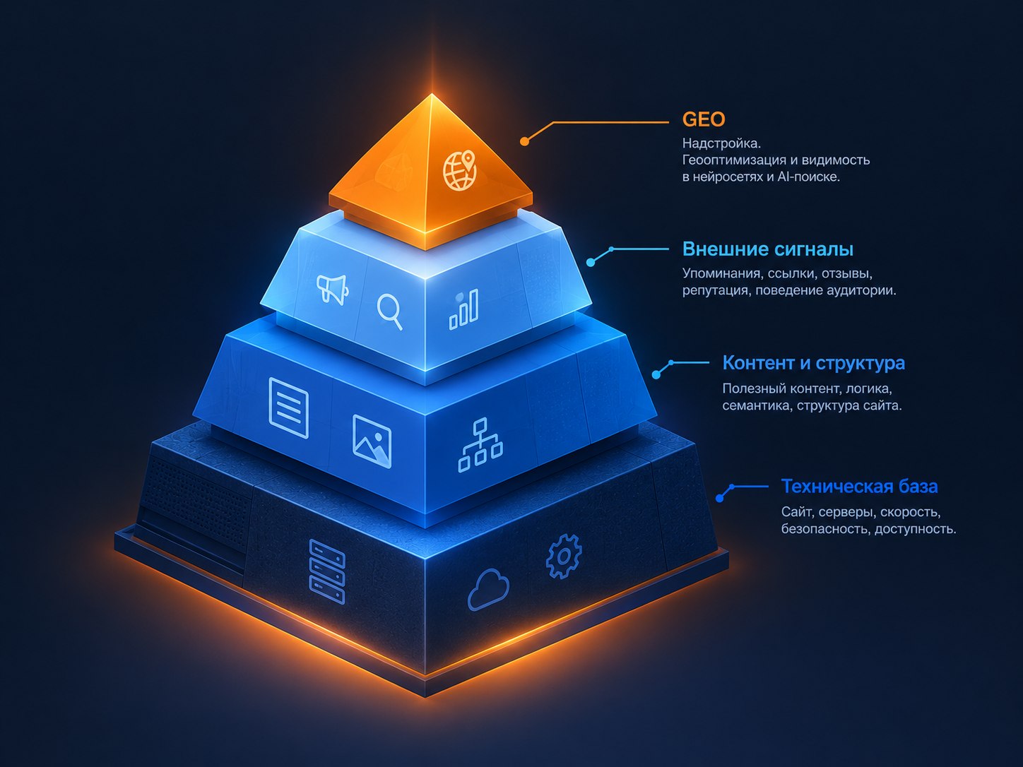 оптимизация сайта под поисковые запросы, GEO, AEO, AIO